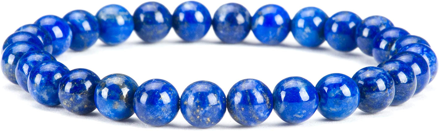 Cherry Tree Collection - Small, Medium, Large Sizes - Gemstone Beaded Bracelets For Women and Men - 6mm Round Beads