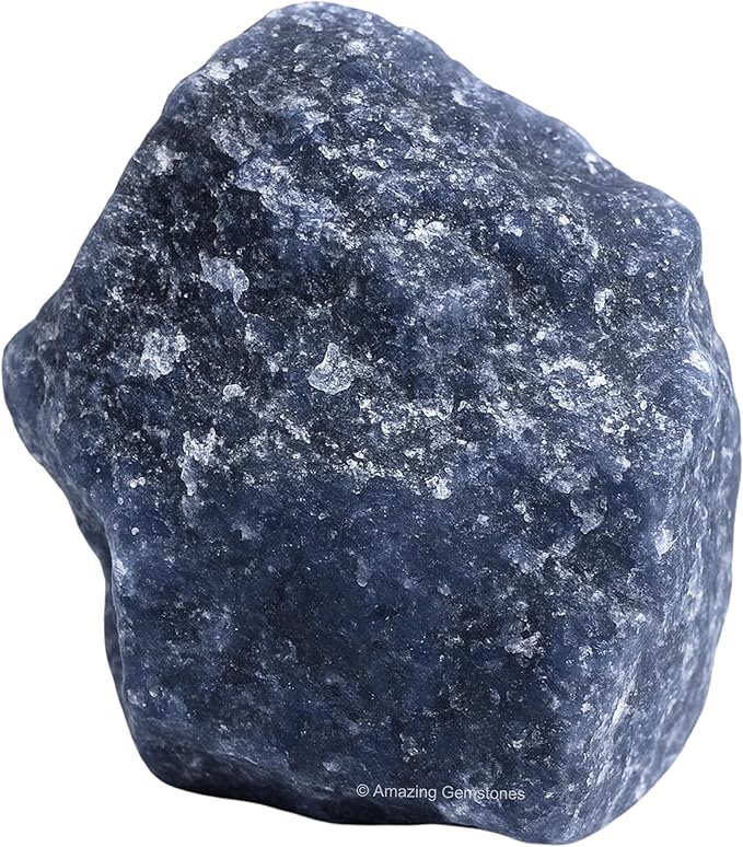 Amazing Gemstone Blue Aventurine Raw Crystals and Healing Stones, Natural Rocks for Tumbling and DIY Raw Stones and Crystals (5 Pieces)