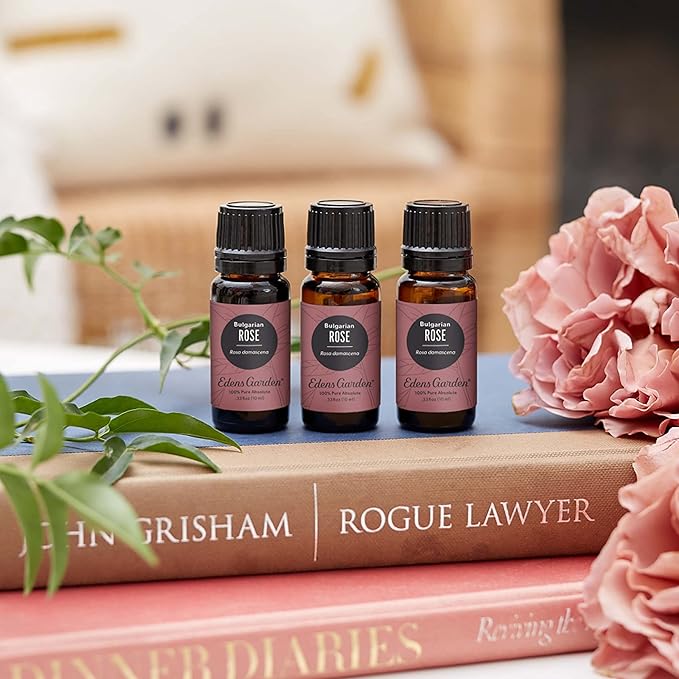 Edens Garden Rose- Bulgarian Absolute Essential Oil- 100% Pure Premium Grade, Undiluted, Natural, Therapeutic, Aromatherapy, The Best for Diffuser, Skin, Face, Hair 30 ml (1 fl oz)