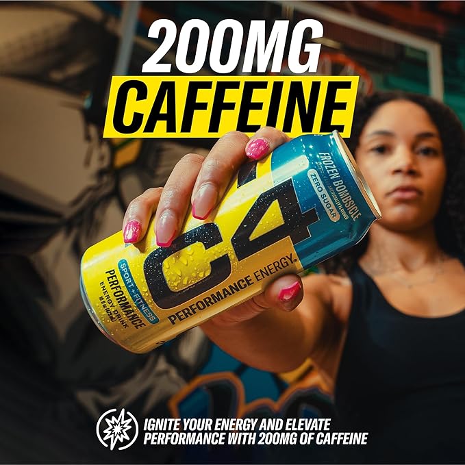 C4 Energy Drinks Variety Pack, Sugar Free Pre Workout Performance Drink With No Artificial Colors or Dyes, Zero Calorie, Coffee Substitute or Alternative, 4 Flavor Variety 12 Pack