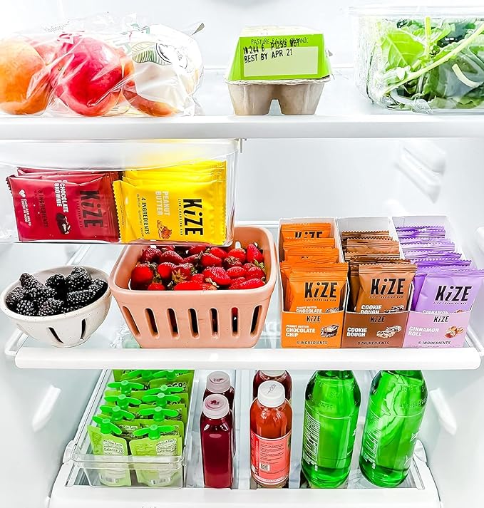 KiZE Energy Bars - Almond Butter - 20 Count - Almond-Butter-Based, Gluten Free, Non-GMO, and High Protein Meal Replacement Energy Bars, Clean and Simple Food Ingredients - 10g High Protein Snacks (20 Count)