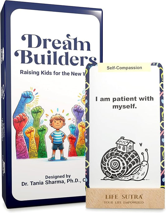 Positive Daily Affirmation Cards for Kids 5-15 - Boy & Girl Motivational Mindfulness Gifts, Social Skill & Mindful Mental Health Therapy, Meditation, Self Care Inspirational Birthday Gift 80 Card Deck