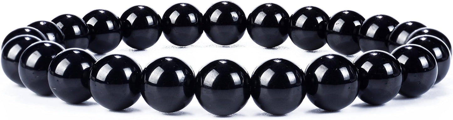 Cherry Tree Collection - Small, Medium, Large Sizes - Gemstone Beaded Bracelets For Women and Men - 8mm Round Beads