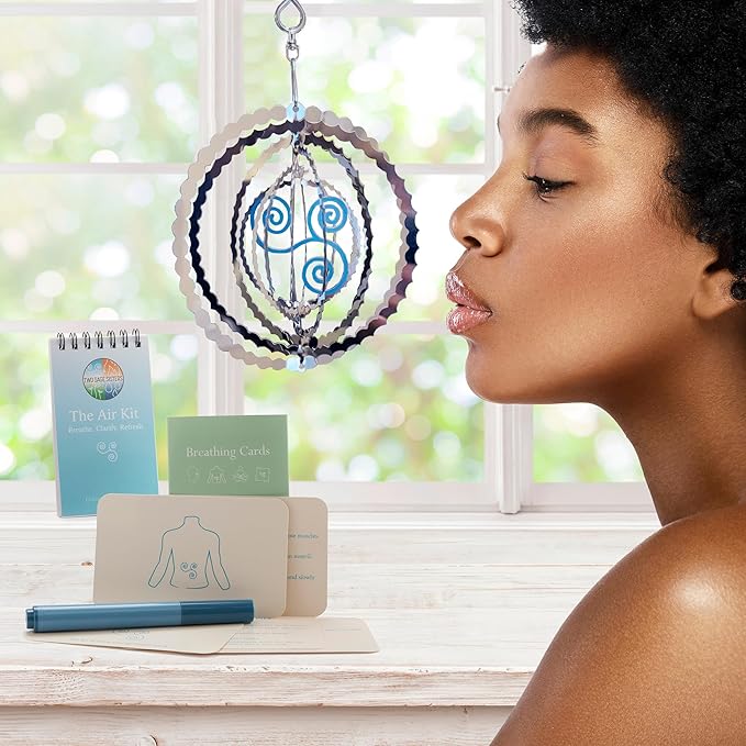 The Air Kit – Turn Over a New Leaf This Fall – Breathe Away Negative Thoughts for Stress Relief and Healing - Care Kit by Two Sage Sisters