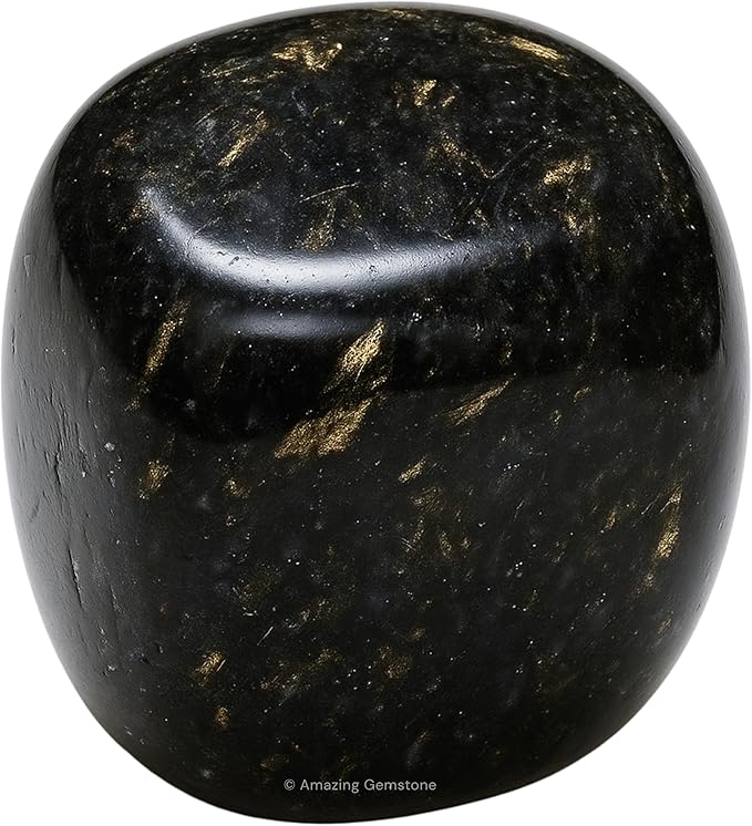 Amazing Gemstone Nuummite Crystals & Healing Stones Tumbled - 1oz Nuummite Stone Gem Stones, Healing Stones for Energy Balance,Stress Relief - Premium Polished Gems Rocks for Meditation & Wellness