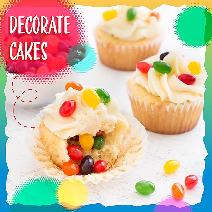 Jelly Beans Candy | 2-Pound Pack | Assorted Fruit and Licorice Flavors (Pack of 2)