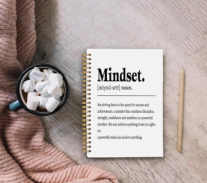 Inspirational Spiral Notebook,Inspirational Journal,Inspirational Journal for Women Men Writing,Grit Spiral Notebook 8.3×5.5 Inch