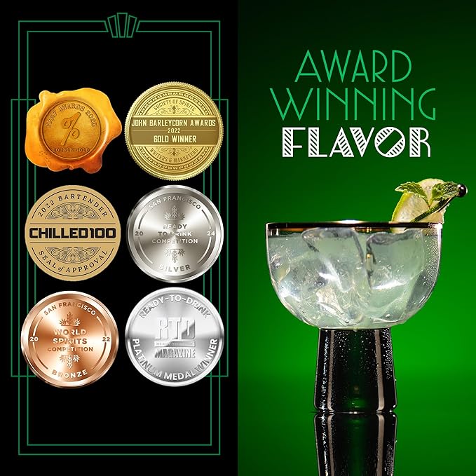 Blind Tiger Southside Mojito 8-Pack | Lime, Mint & Juniper Non-Alcoholic Sparkling Mocktail | Crafted with Natural Ingredients | Mixers, Cocktails, Mocktails | 8.4 fl oz Cans