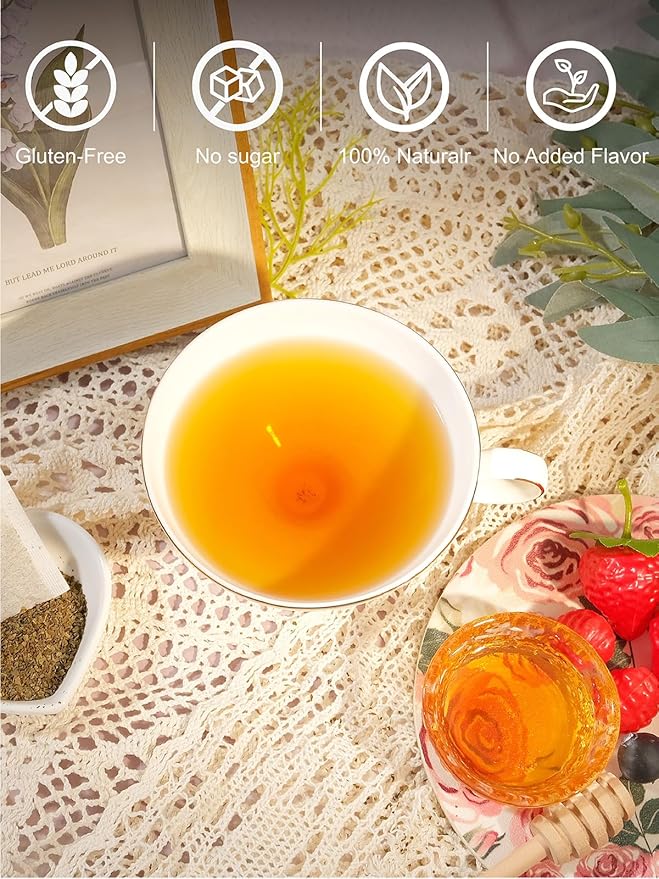 TeeLux Sweet Green Tea Bags, Green Tea Blended with Natural Sweet Tea, Brisk & Sweet Taste, Zero Sugar, 100 Count