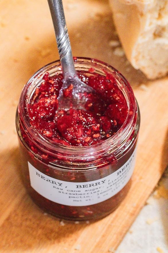 Berry Berry Berry Jam, 5 oz - Craft, Gourmet, Unusual Jams & Jellies Made in West Virginia, USA