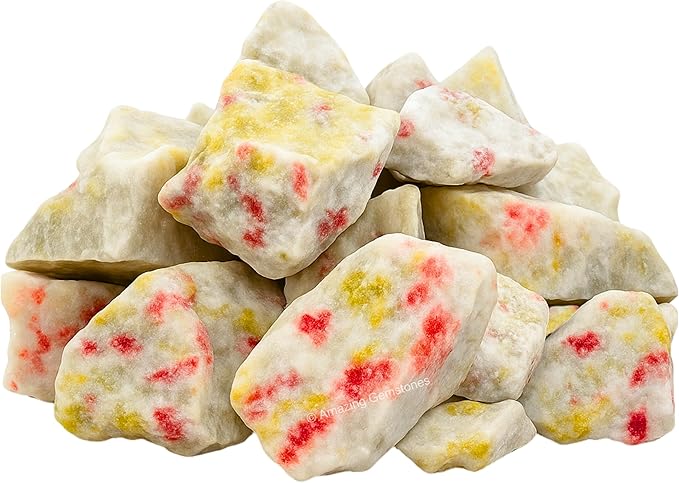 Amazing Gemstone Cinnabarite Raw Crystals and Healing Stones, Natural Rocks for Tumbling - DIY Raw Stones and Crystals, 2 Pieces