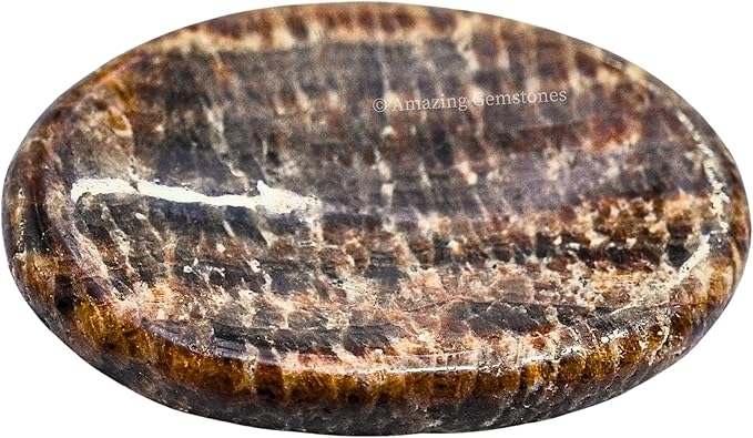 Amazing Gemstone Aragonite Worry Stone Crystals and Healing Stones - Worry Stones for Stress Relief Gift - Piedra Crystal Fidget for Meditation, Relaxation - Unique Stocking Stuffers & Birthday Gifts