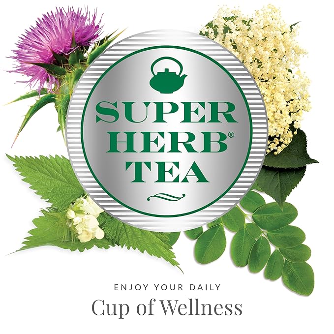 The Republic of Tea — Organic Moringa SuperHerb Tea Refill Bag, 36 Herbal Tea Bags, Naturally Caffeine-Free