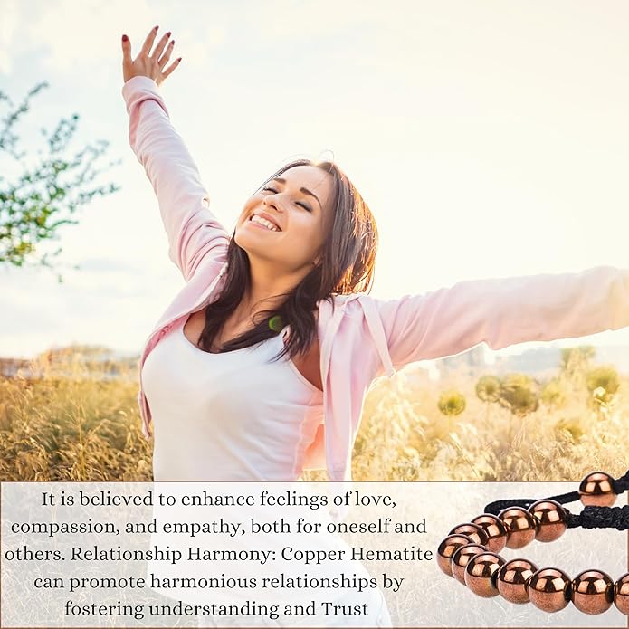 Energy Protection Crystal Handmade Adjustable Bead Bracelet Perfect for Men, Women’s Gift - Gemstone Healing Stretch Bracelet Pulsera Para Hombre Mujer Stocking Stuffer