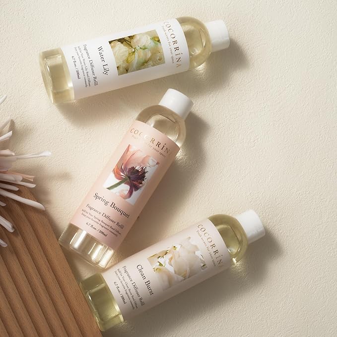 Cocorrína Reed Diffuser Refill - Cashmere Vanilla 6.7 oz / 2 Packs Reed Diffuser Oil Refill