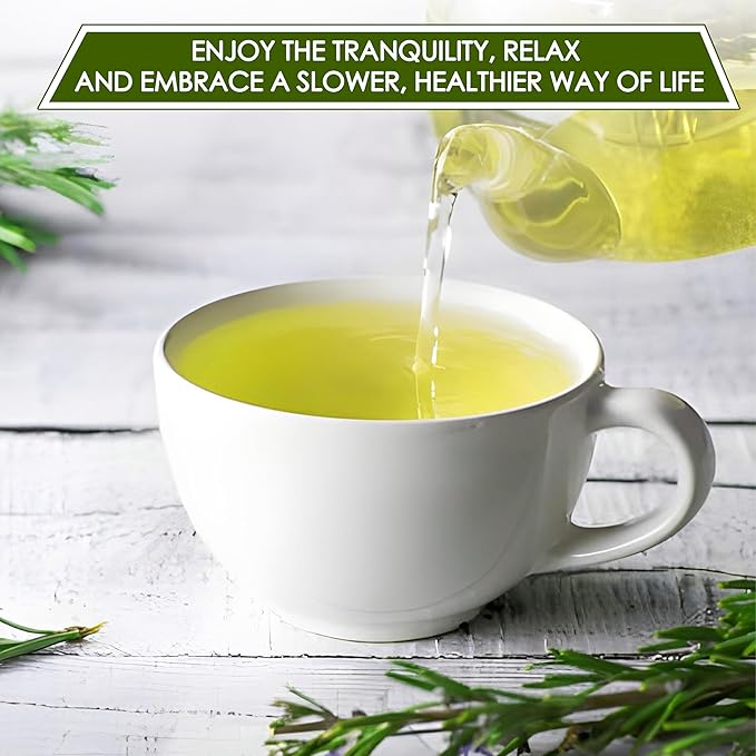 NHAT ANH FARM Premium Rosemary Tea Bags, 40 Count, 100% Natural Dried Rosemary Leaves, Naturally Sweet Herbal Tea, Sugar-Free, Caffeine-Free, No Additives