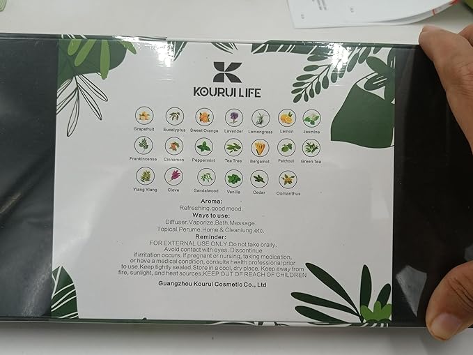 Essential Oils Set of 20x10ml, 100% Organic Essential Oil, Lavender, Ylang Ylang, Tea Tree, Eucalyptus Scented Oil, Essential Oils for Diffusers for Home, Candle Making, Humidifiers (20)