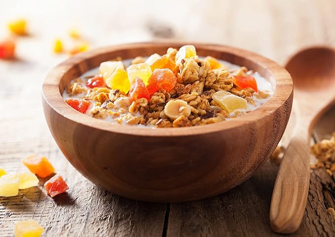 Food to Live Diced Fruits Mix, 2 Pounds - Contains Dreid and Diced Mango, Pineapple, Papaya. Sweetened, Unsulfured, Candied Vegan Snack, Kosher, Bulk, Great for Culinary Use and Baking