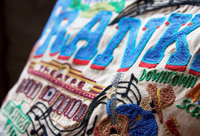 Catstudio Franklin Embroidered Decorative Throw Pillow