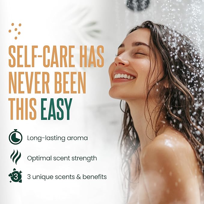 Cleverfy Citrus Shower Steamers Aromatherapy – Stocking Stuffers for Women, Teens and Wife – Christmas Gifts for Women and Teen Girls – White Elephant Gifts for Adults – 18 Tablets