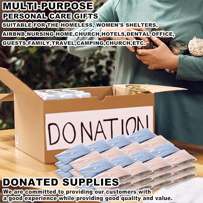 100 Sets Finger Nail Clipper Set Bulk,4 in 1 Adult Stainless Steel Travel Manicure Kit with Case Individually Wrapped Nail Clippers Bulk for Homeless,Hotel,Charity(2 Colors)