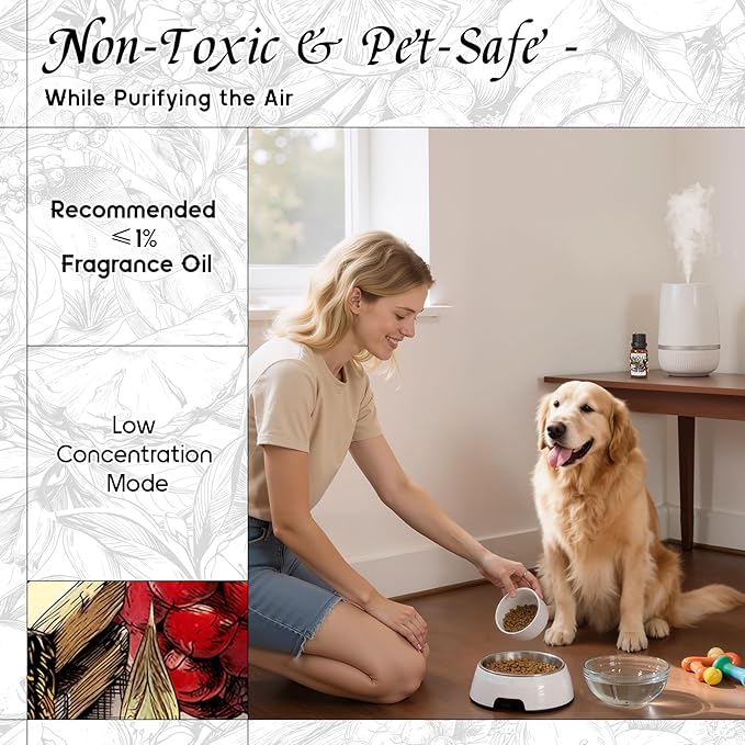 HIQILI for Her Diffuser Oil, Ideal for Reed Diffuser, DIY Luxury Perfume, Wool Dryer Ball, Long Lasting Scent - 0.34 Fl Oz