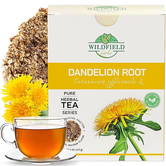 4 oz. Dandelion Root Tea Dandelion Tea Herbal (Taraxacum Officinale) - 113g Herb Raíz De Diente De León