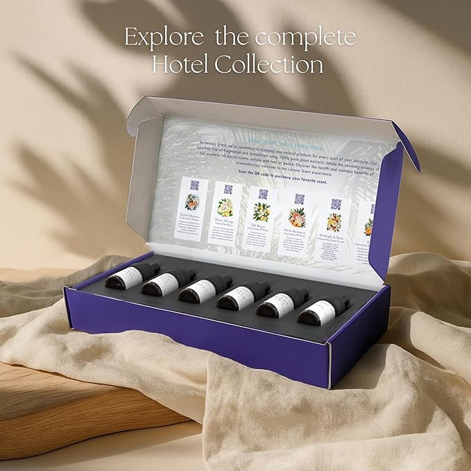 Levona Scent Essential Oil - Fresh Aroma for Home, Office, Hotel & Spa, Ideal for Humidifiers & Diffusers, Hotel Fragrance with Bergamot, Lemon & Lemongrass - 500ml / 17 fl oz, 24K Allure