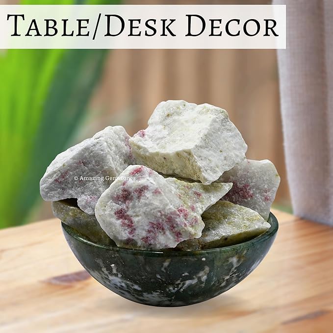 Amazing Gemstone Cinnabarite Raw Crystals and Healing Stones, Natural Rocks for Tumbling - DIY Raw Stones and Crystals, 2 Pieces