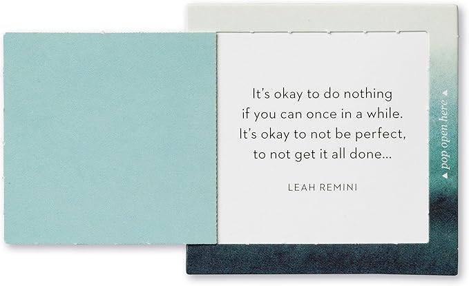 Compendium ThoughtFulls Pop-Open Cards — 4-Pack of Embrace Calm, Mindfulness, Live with Intention, Grateful – 120 Pop-Open Cards, Each with a Different Message Inside