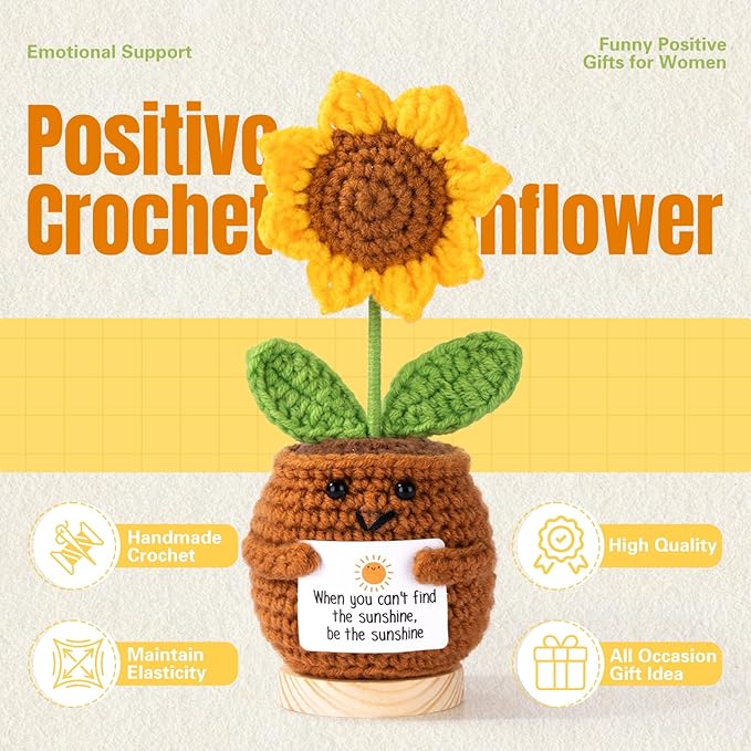 Gift Baskets for Women, 9pcs Unique Happy Birthday Gifts for Women, Best Inspirational Get Well Christmas Sunshine Sunflower Ideas Box for Her Sister Friend Friendship Mom - BRIGHTEN UP HER DAY!