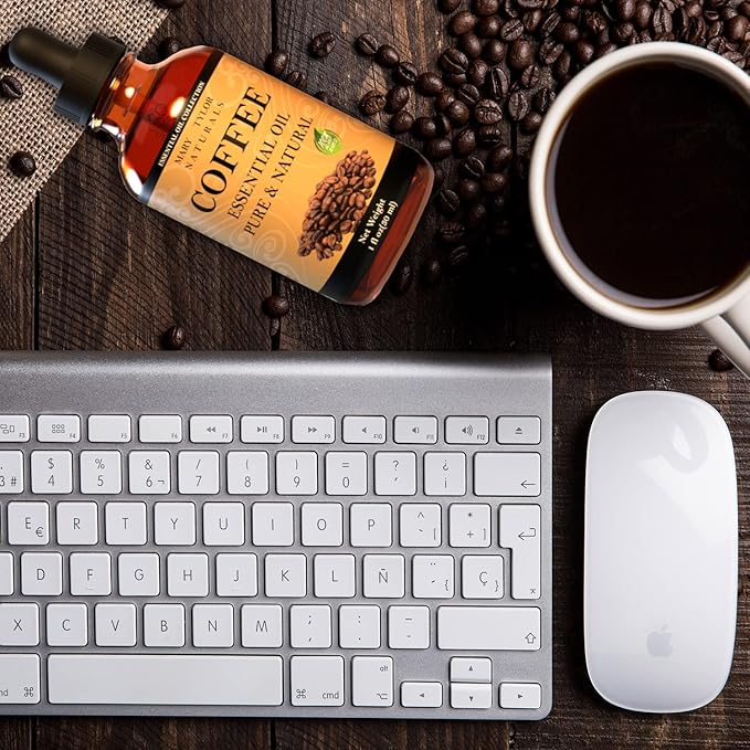 Coffee Essential Oil (1 oz), Premium Therapeutic Grade, 100% Pure and Natural, Perfect for Aromatherapy, Diffuser, DIY by Mary Tylor Naturals