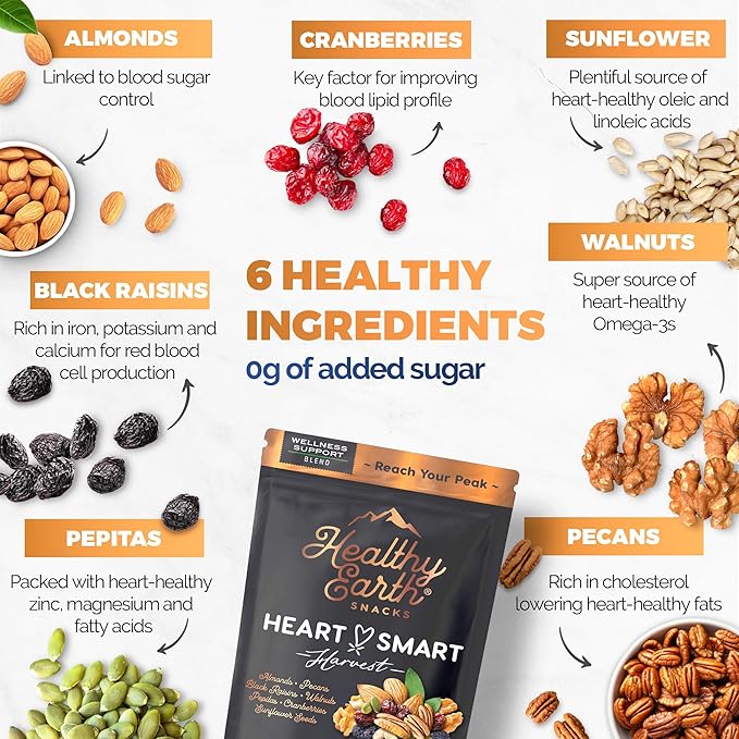 Mixed Nuts Unsalted | Trail Mix | Trail Mix without Peanuts | Sugar Free | Gourmet, Protein, Gluten Free, No Preservatives, High Fiber Snacks (Wellness Support)