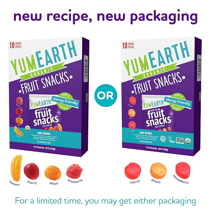 YumEarth Organic Fruit Snacks Box, 0.7 Ounce (Pack of 10)