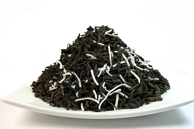 Coconut Puerh Tea, Natural flavours of Coconut and Highly Nutritious puerh tea loose tea -8 OZ Bag