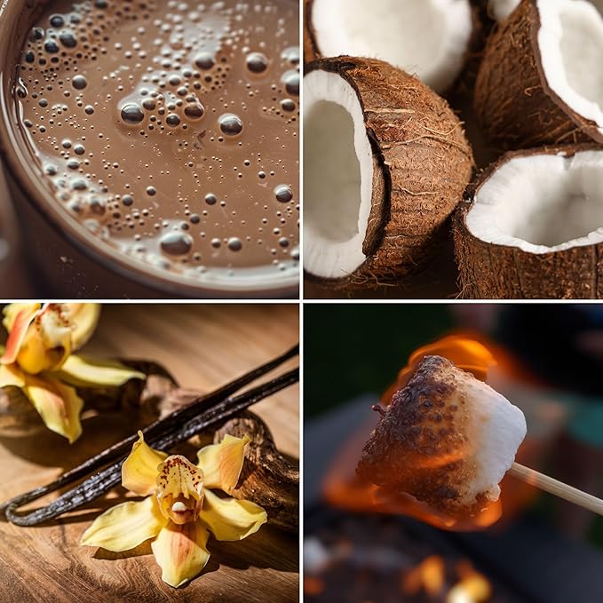 Candle Wood Collection, 15 oz, 1 Wooden Wick, Bonfire Treat, Square Glass Jar Candle