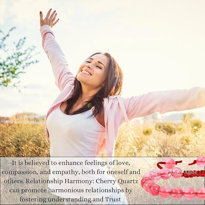 Energy Protection Crystal Handmade Adjustable Bead Bracelet Perfect for Men, Women’s Gift - Gemstone Healing Stretch Bracelet Pulsera Para Hombre Mujer Stocking Stuffer