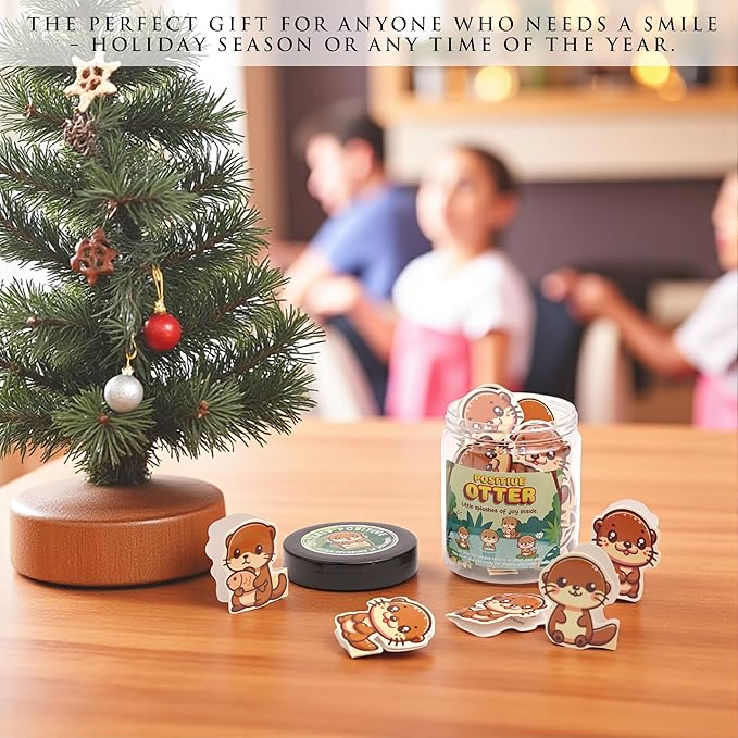 Positive Otter Gifts For Otter Lovers - Daily Affirmation Cards For Women Friend, Emotional Support Coworker Birthday Gift For Men, Mental Health Encouragement Inspirational Teen Girl Gifts