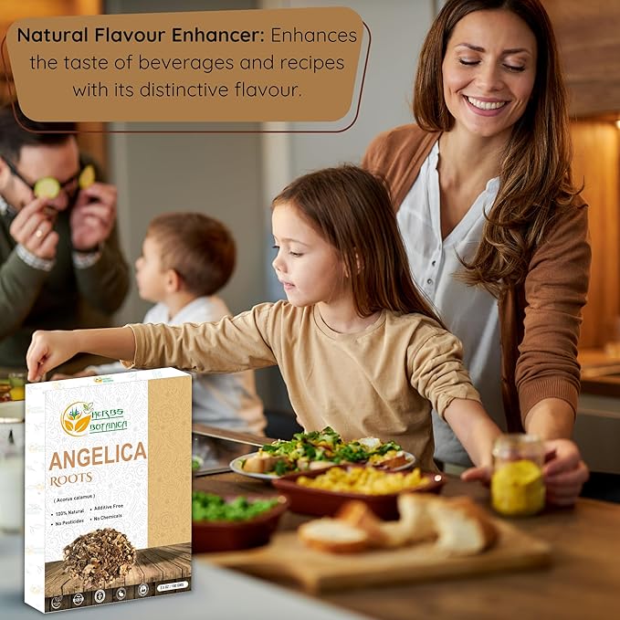 Herbs Botanica Angelica Root Loose Cut and Sifted Angel of Herbs Angelica Archangelica Angelica Herb for Herbal Tea, Baking Add to Tea Blends 3.5 oz