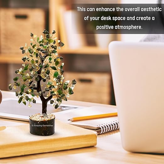 Amazing Gemstone Crystals and Healing Stones Birthday Gifts for Women - Money Wealth Success Crystal Tree of Life Home Decor Stocking Stuffers, Bookshelf, Room, Meditation Gift Unique Birthday Gifts