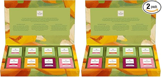 Taylors of Harrogate Green Tea & Herbal Infusions Variety Box, 48 Count (Pack of 2)