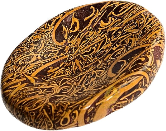 Mariam Jasper Worry Stones – Crystal Thumb Worry Stone for Anguish, Stress – Relaxing and Soothing Balance Stones for Meditation, Stress Relief – Healing Stones and Crystals for Men and Women