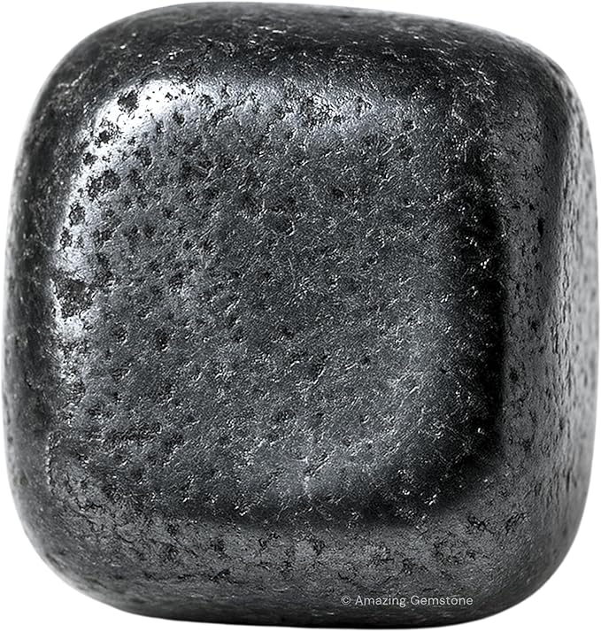 Amazing Gemstone Hematite Crystals and Healing Stones Tumbled - 1 oz Hematite Stone Gem Stones, Natural Healing Stones for Energy Balance, Stress Relief - Premium Polished Gems Rocks for Meditation