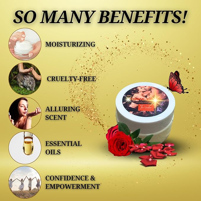 Come To Me Body Butter – Spiritually Charged Moisturizer to Attract Love & Passion – Enriched with Sunflower Oil, Vitamin E & Essential Oils – Deep Hydration & Love Spell Aura Boost – Vegan
