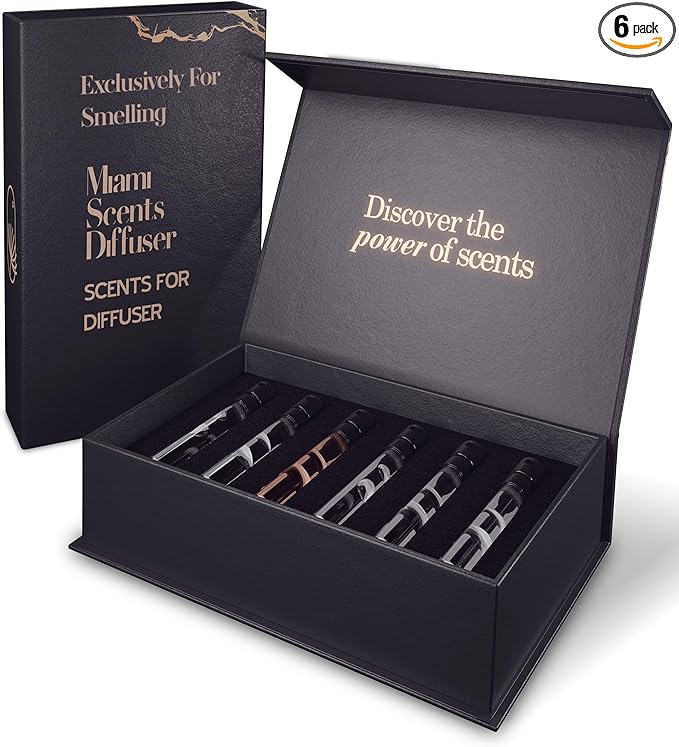 Essential Oils Set Inspired by 5-Star Hotels Top Pick Collection Hotel Diffuser Oils Sample Pack Exclusively For Smelling Not Machine Use 6 Premium Scent USA Made Luxury Aroma 6 Pack / 0.06 Fl Oz 2 ml