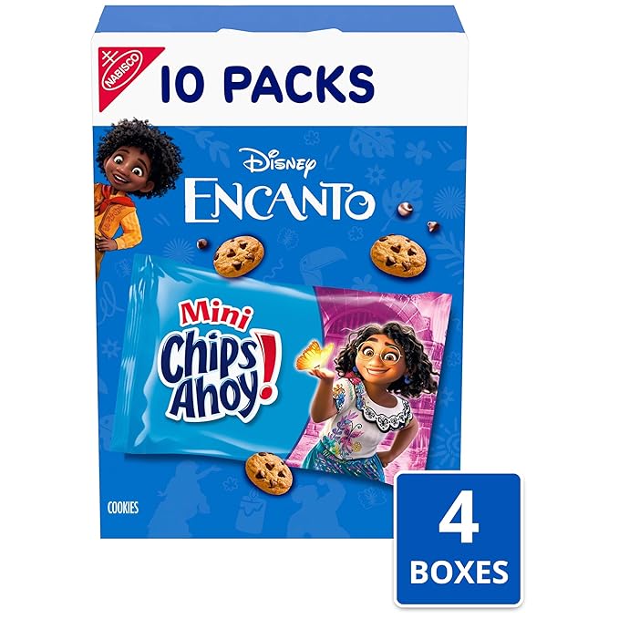 CHIPS AHOY! Mini Original Chocolate Chip Cookies, 40 Snack Packs (4 Boxes)