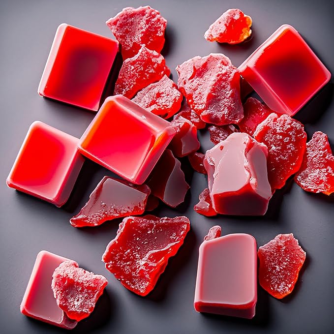 Dragon's Blood Strongly Scented Hand Poured Vegan Wax Melts, 12 Scented Wax Cubes, 6.4 Ounces in 2 x 6-Packs