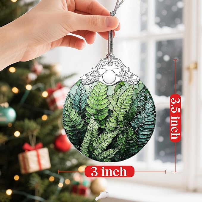 Fern Plant Christmas Ornaments: Christmas Tree Ornaments, Holiday Decor for Plant Lover, Stocking Stuffers, Gift Ideas, Housewarming Gift, Xmas Gifts & Gifts for Plant Lover