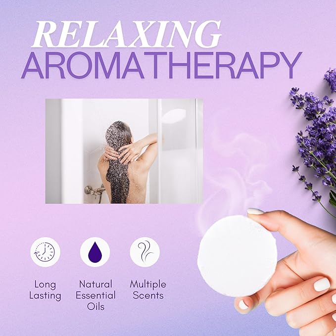 Shower Steamers - Assorted Aromatherapy 6 Pack - Gift for Her, Shower Gifts, Birthday Gifts for Mom, Home Warming, Gift Ideas