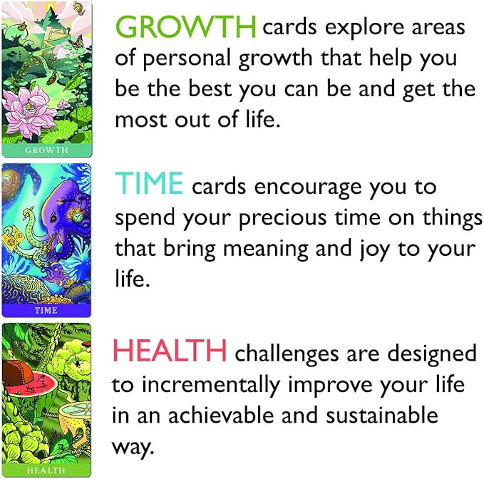 87 Inspirational Challenges to Make Your Life Better! Great for New Year Resolutions Ideas. Good Day Cards: Carpe Diem Collection Motivational Self Help Cards & Gift Box